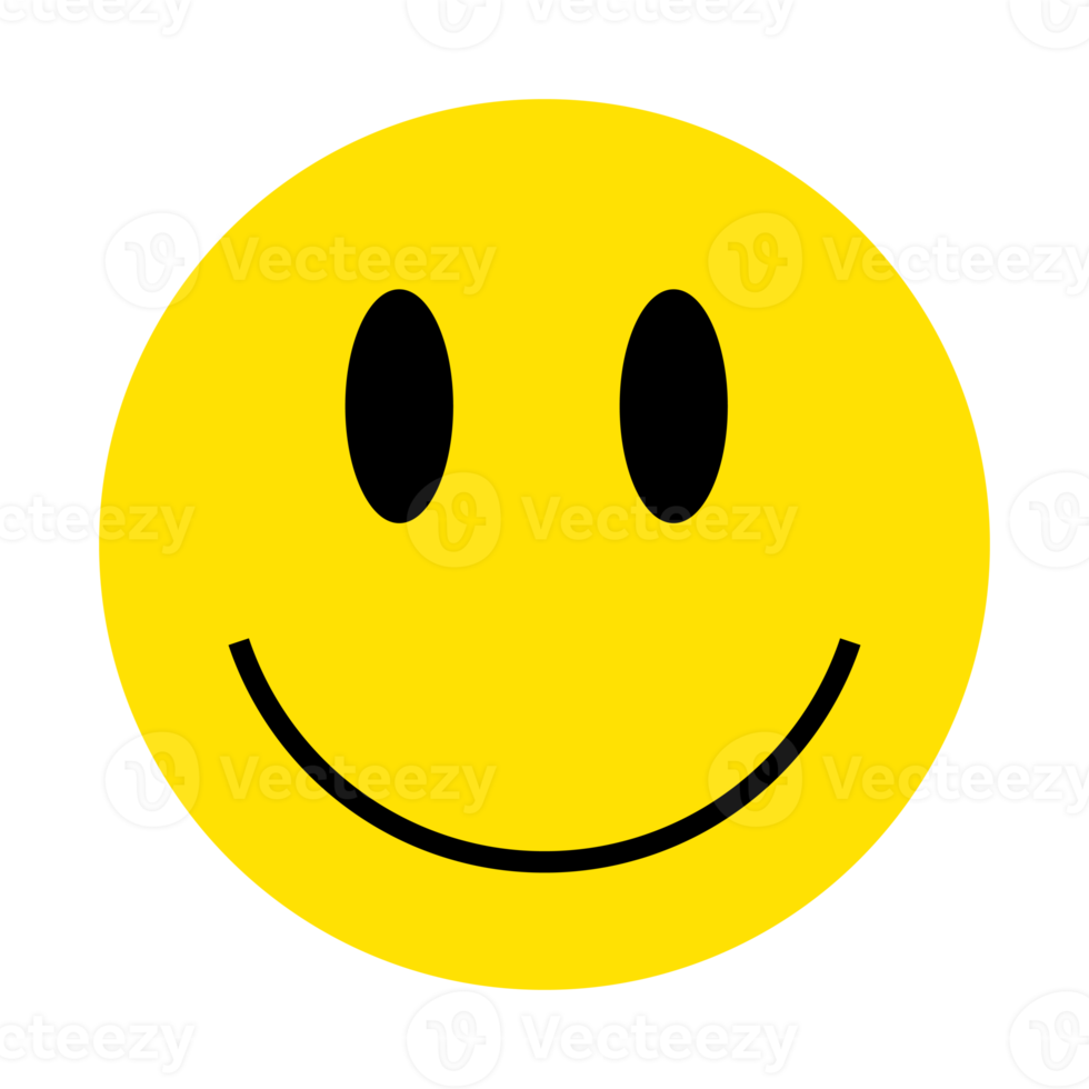 giallo contento Sorridi viso emoticon png