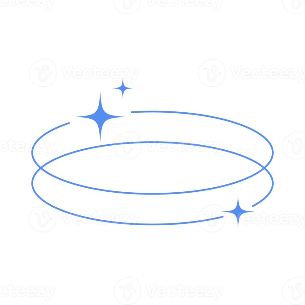 retro futurista linha elemento com Estrela png