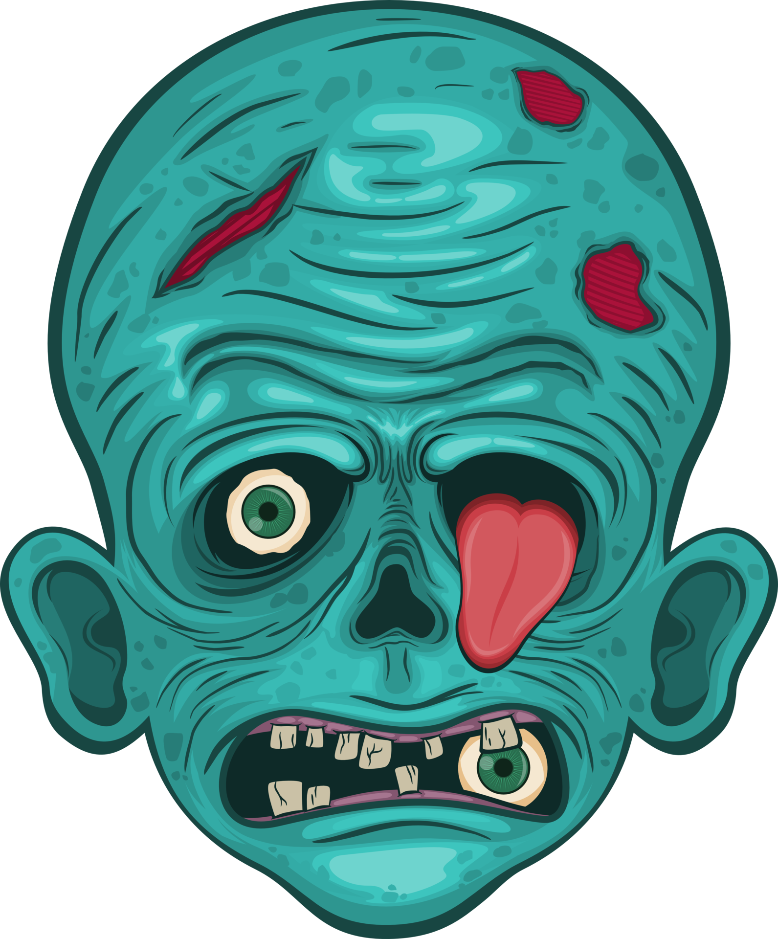 Zombies PNG Designs for T Shirt & Merch