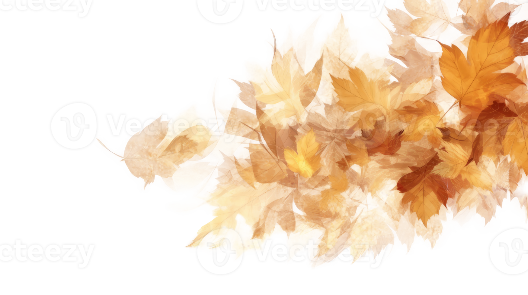 Autumn leaves background. png