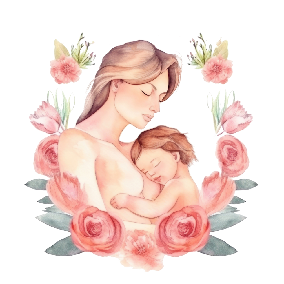 Mother's Day watercolor background. png