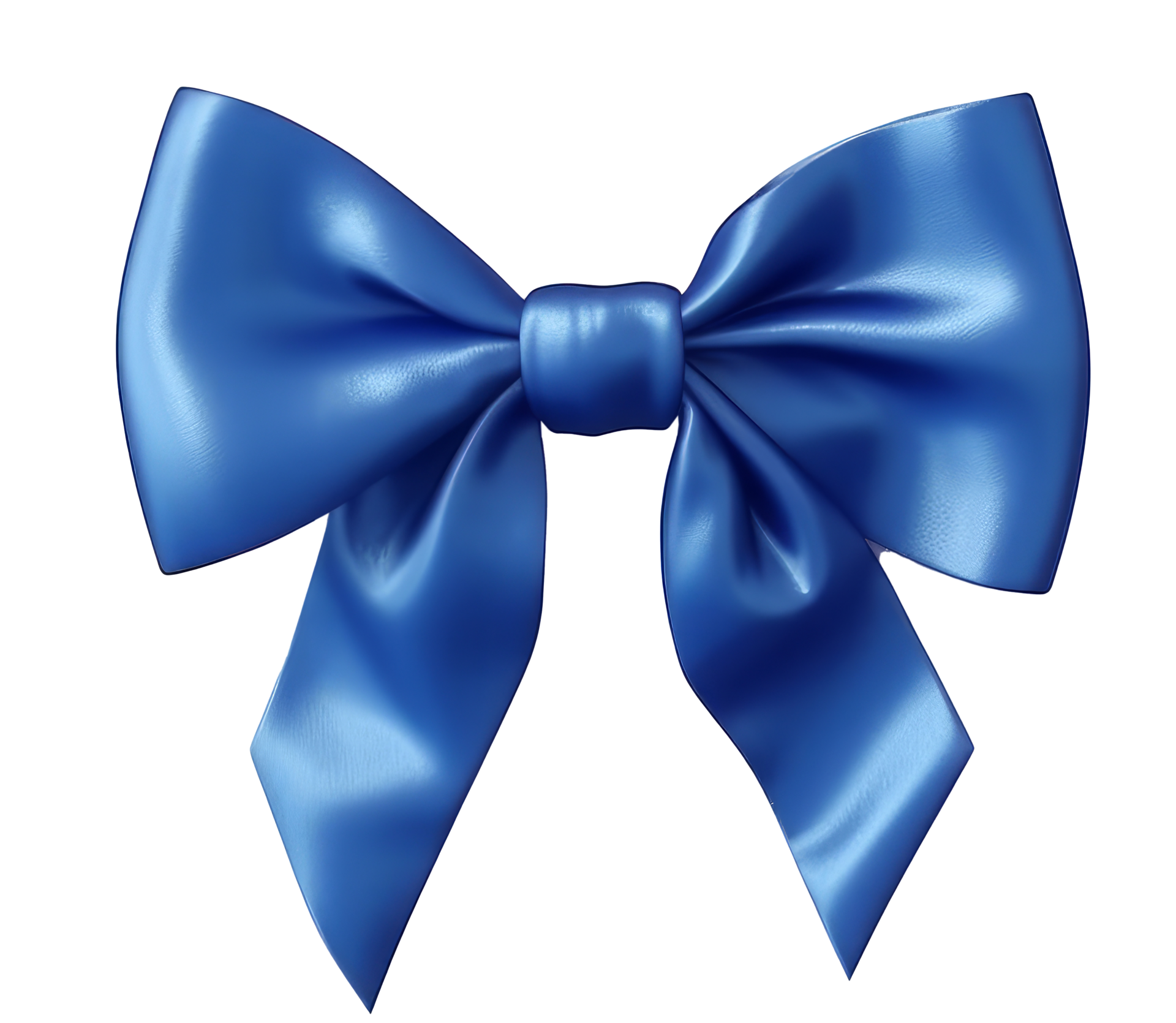 Blue isolated bow. 22917734 PNG