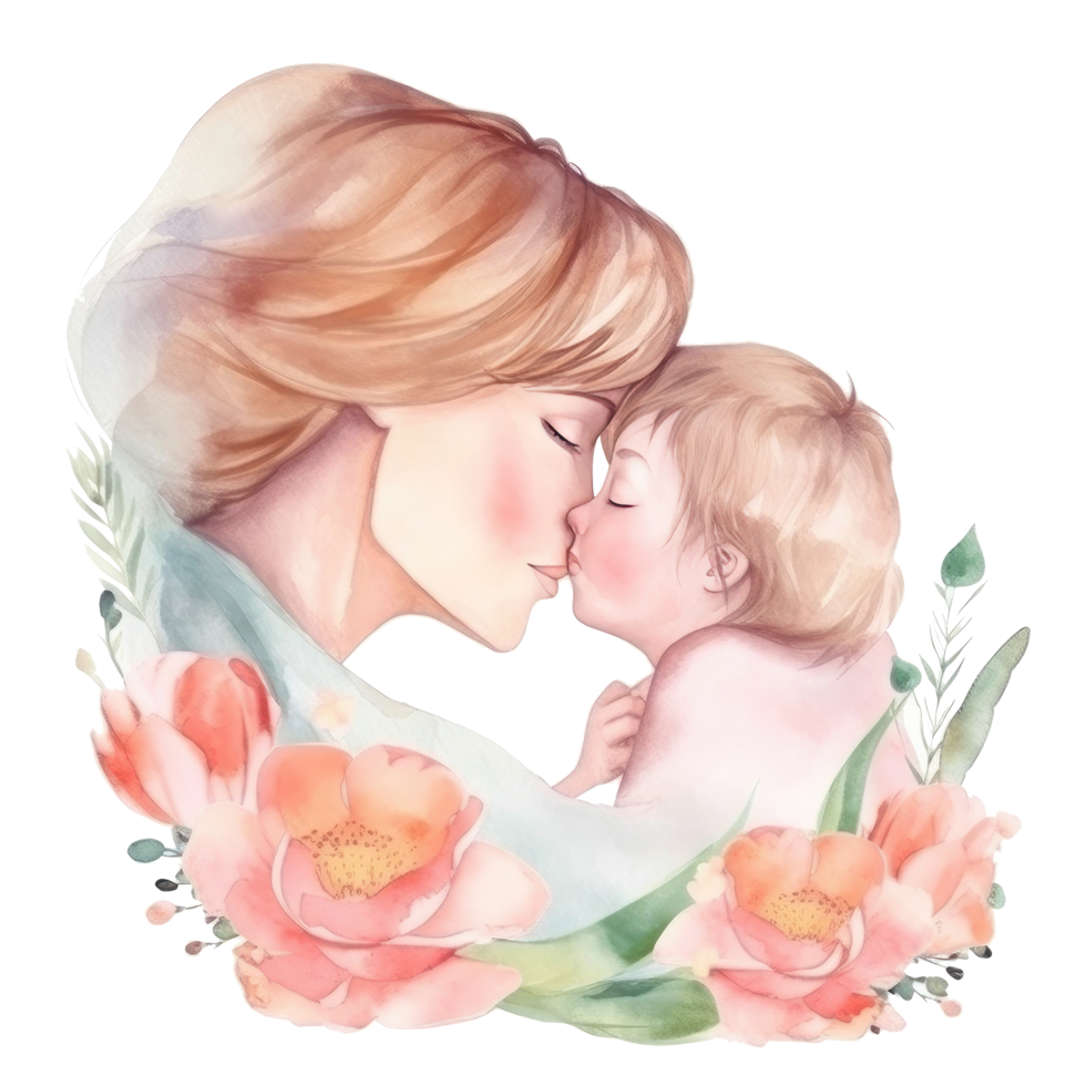 Mother's Day watercolor background. png