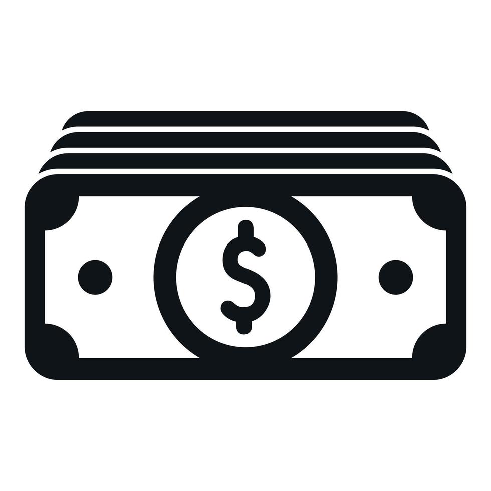 Money cash icon simple vector. Bank finance vector