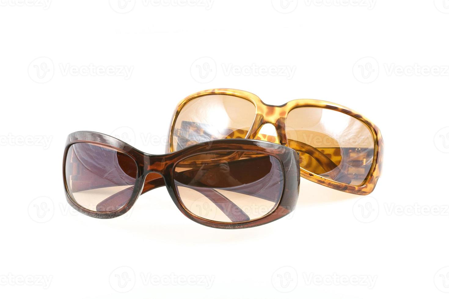 sunglasses on white background photo