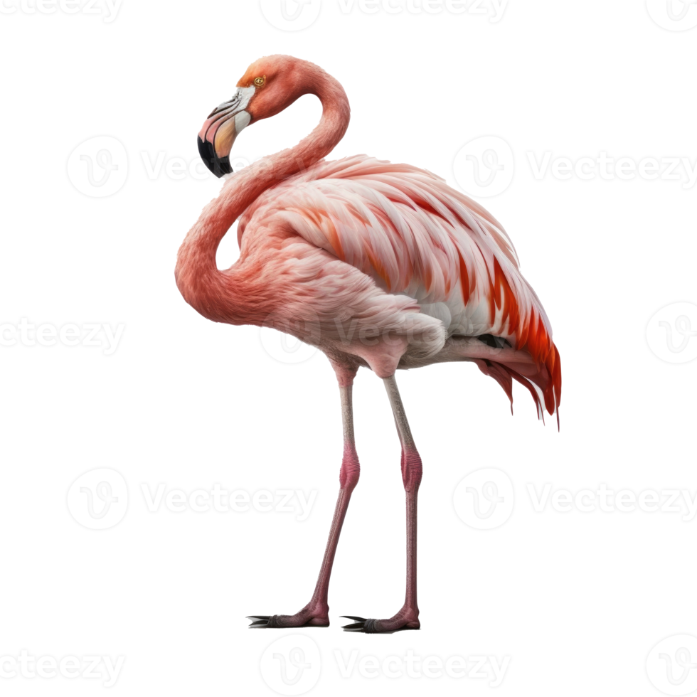 Cute Pink Flamingo 22918419 Png