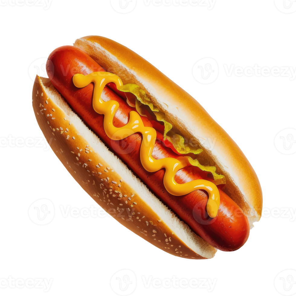Tasty Hot Dog Isolated png