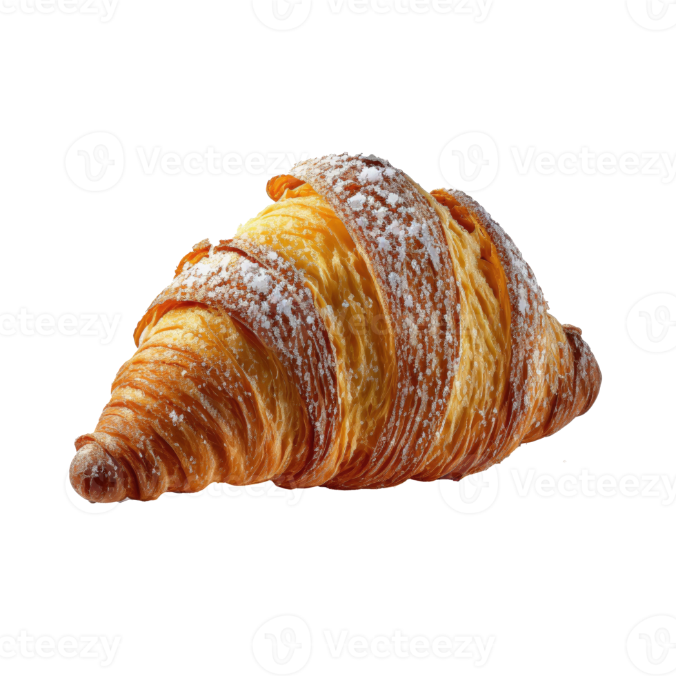 färsk croissant isolerat png