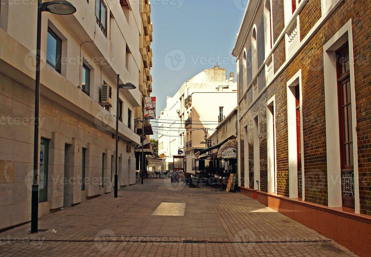 urban landscape from the capital of the Canary Island Lanzarote Arrecife in Spain on a warm summer day photo