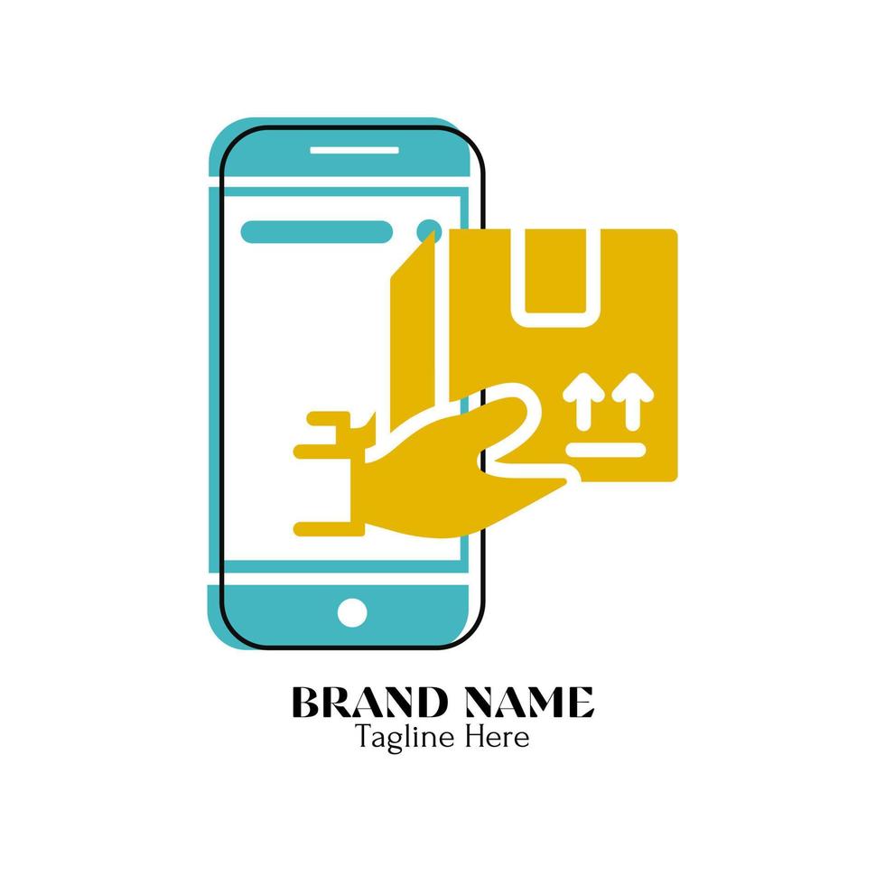 Delivery package logo vector illustration