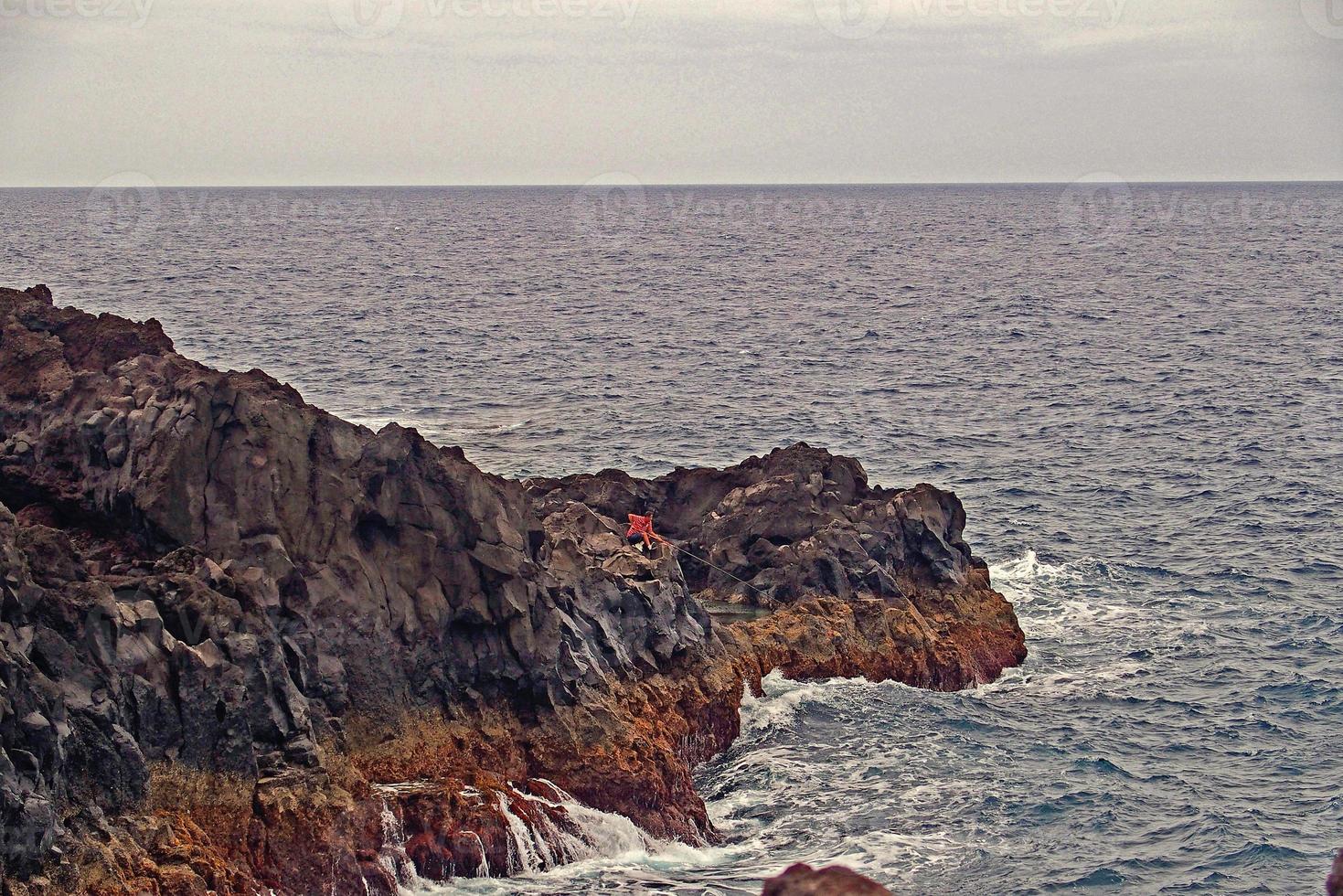 orignal volcanic landscapes from the Spanish island of Lanzarote photo
