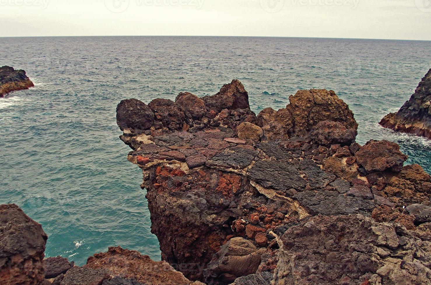 orignal volcanic landscapes from the Spanish island of Lanzarote photo