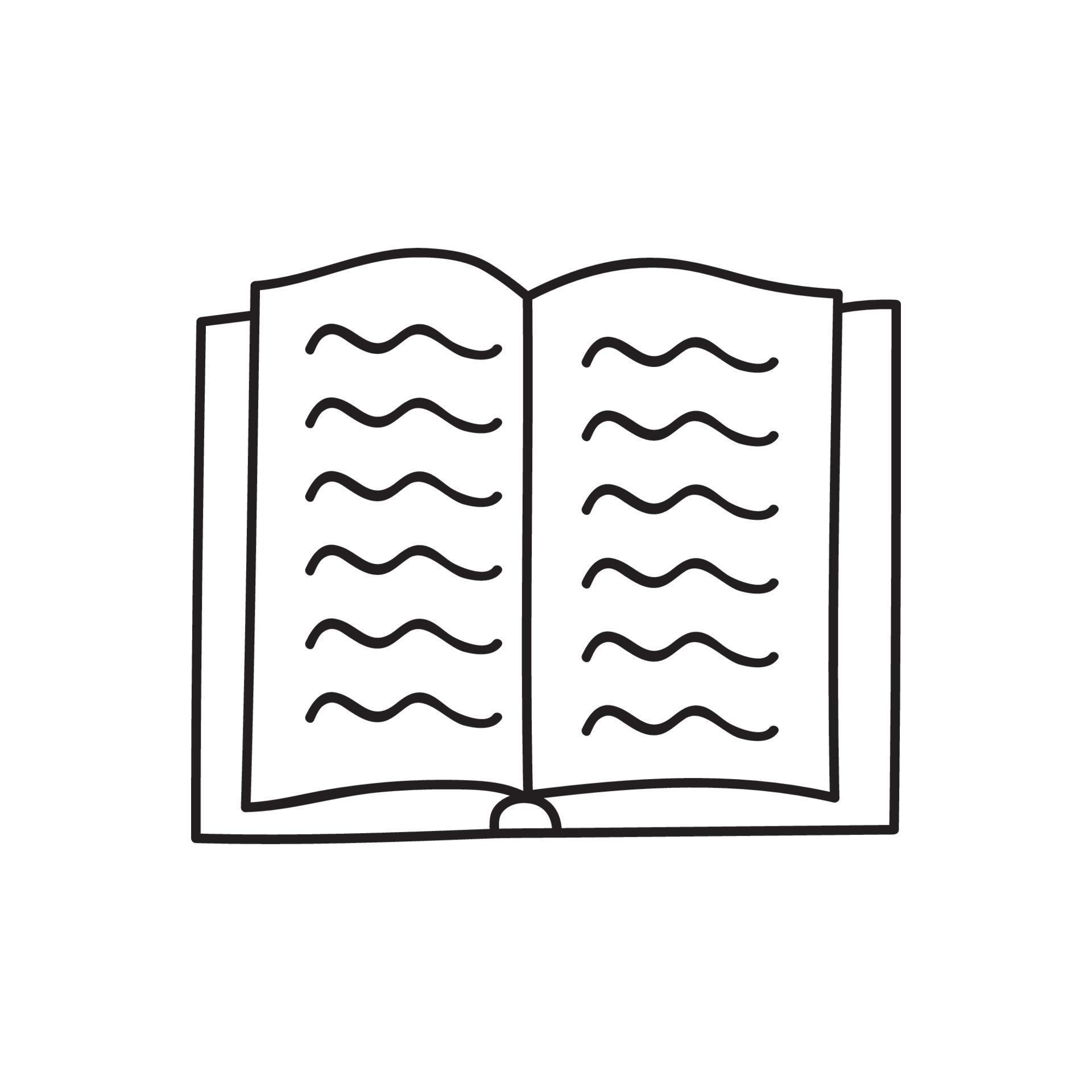 Hand drawn book vector illustration. 22918708 Vector Art at Vecteezy