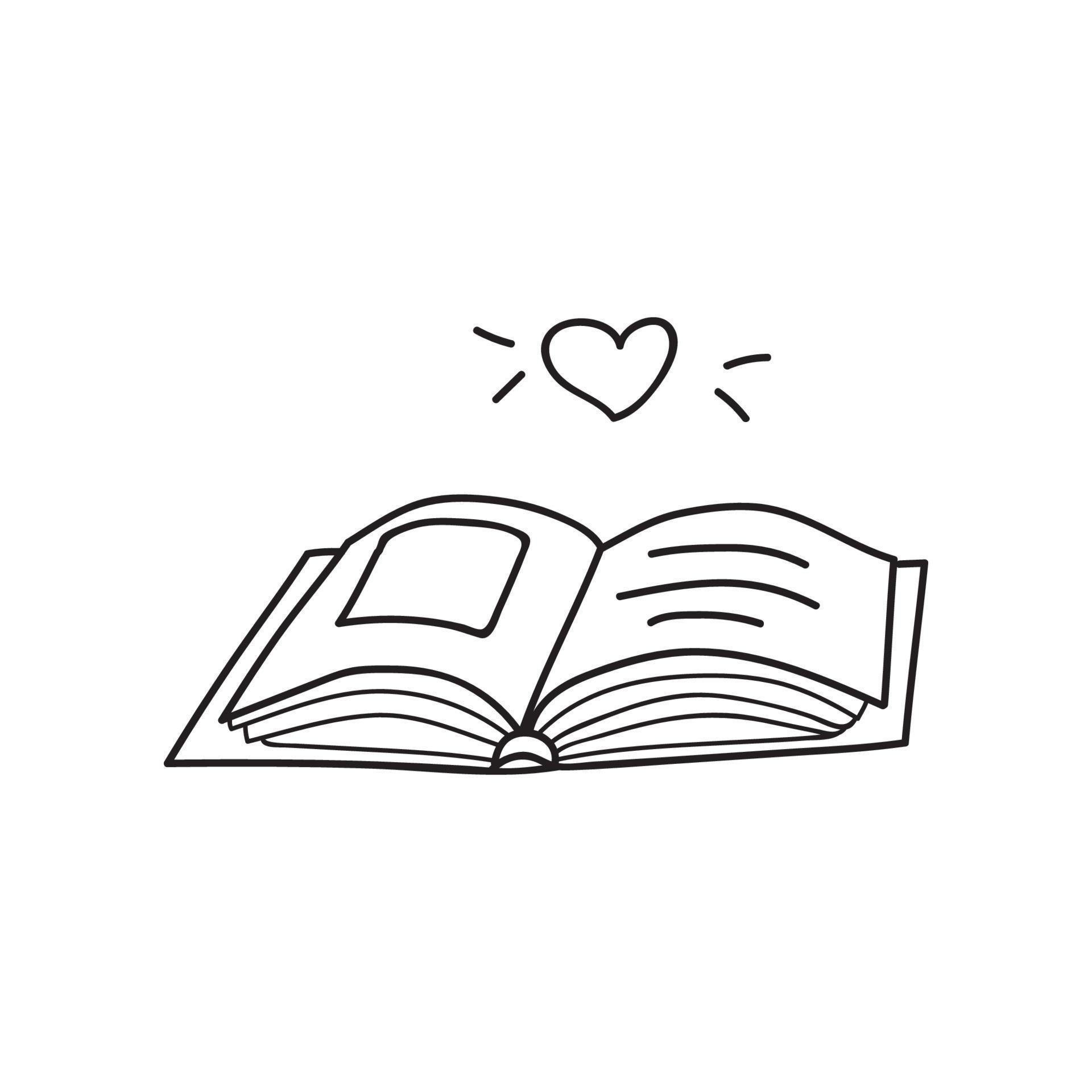 Hand drawn book vector illustration. 22918715 Vector Art at Vecteezy