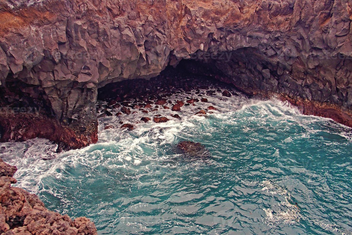 orignal volcanic landscapes from the Spanish island of Lanzarote photo