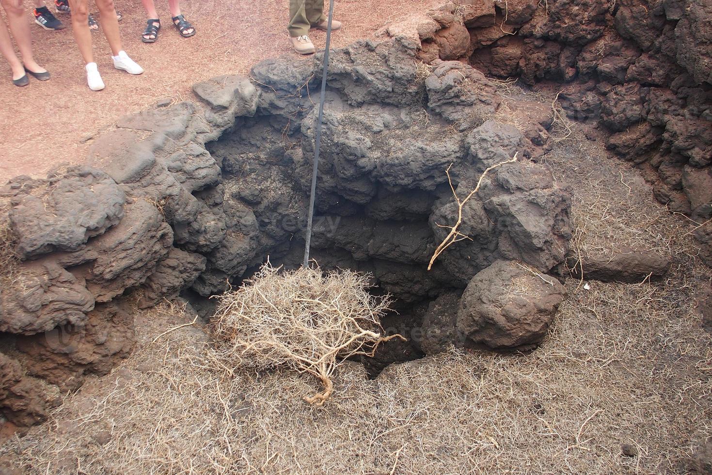 orignal volcanic landscapes from the Spanish island of Lanzarote photo