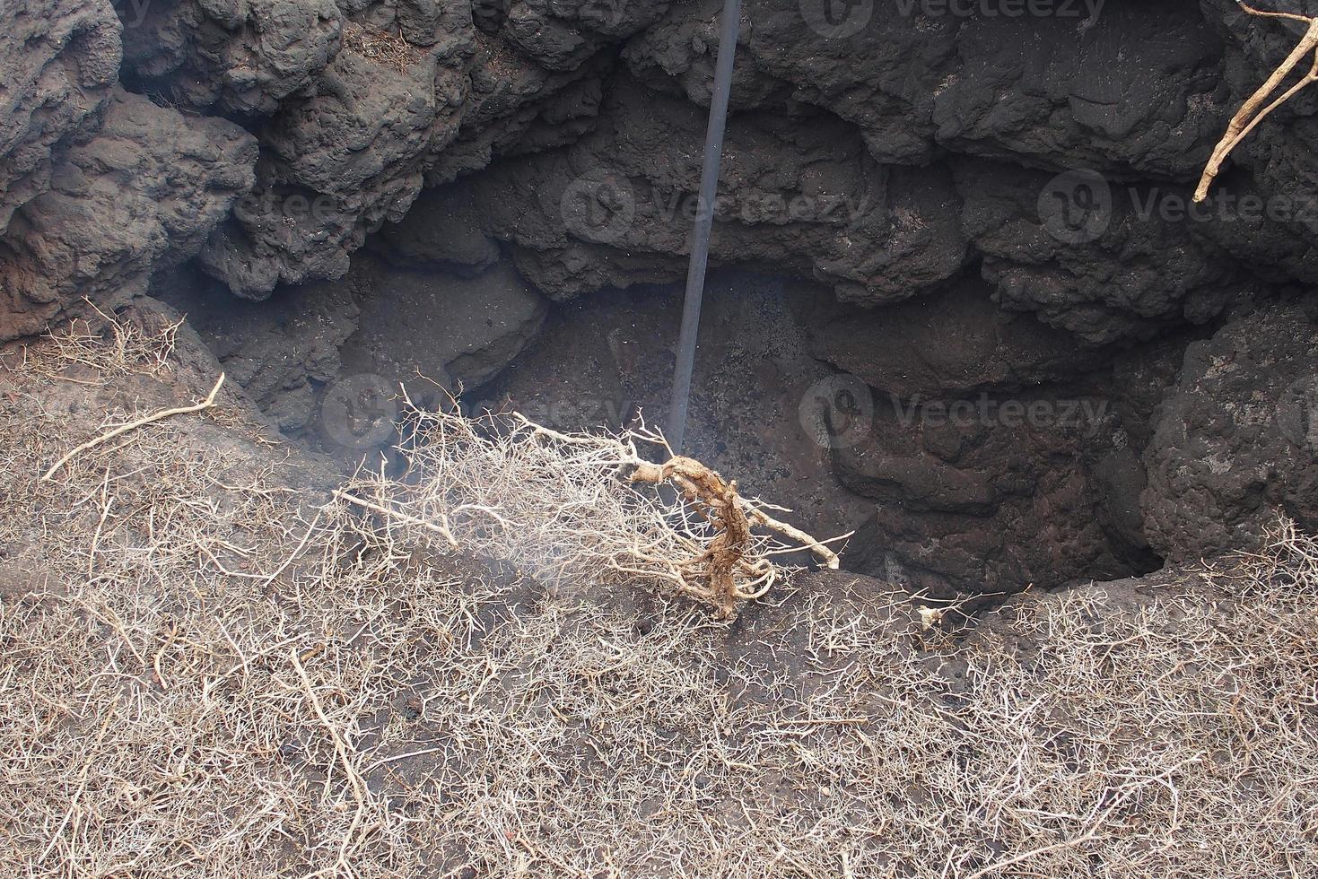 orignal volcanic landscapes from the Spanish island of Lanzarote photo