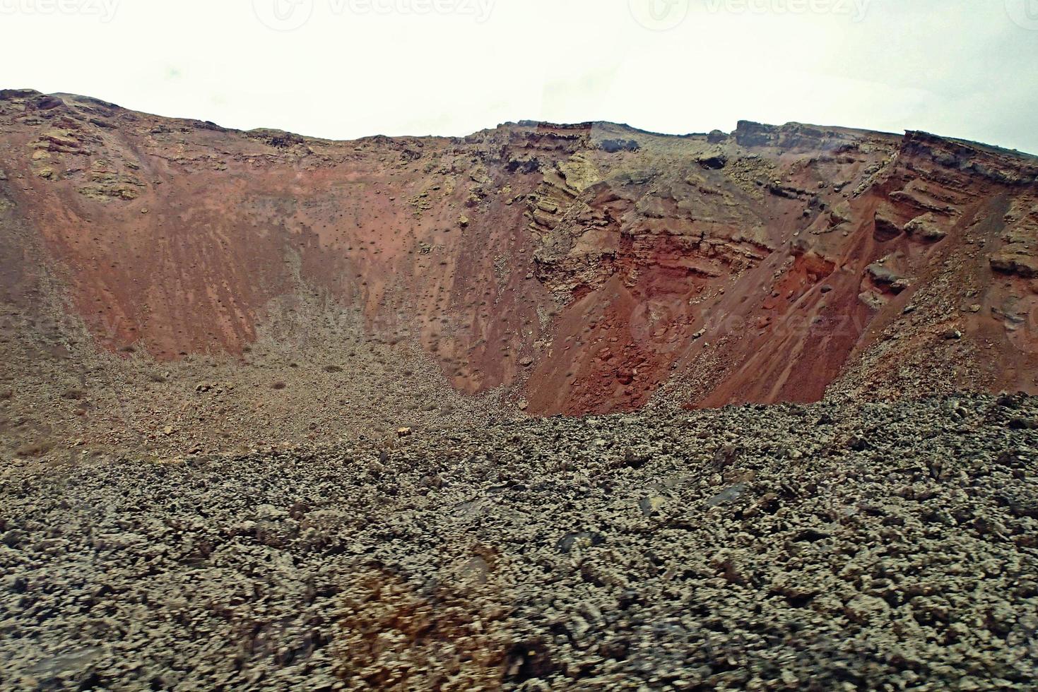 orignal volcanic landscapes from the Spanish island of Lanzarote photo