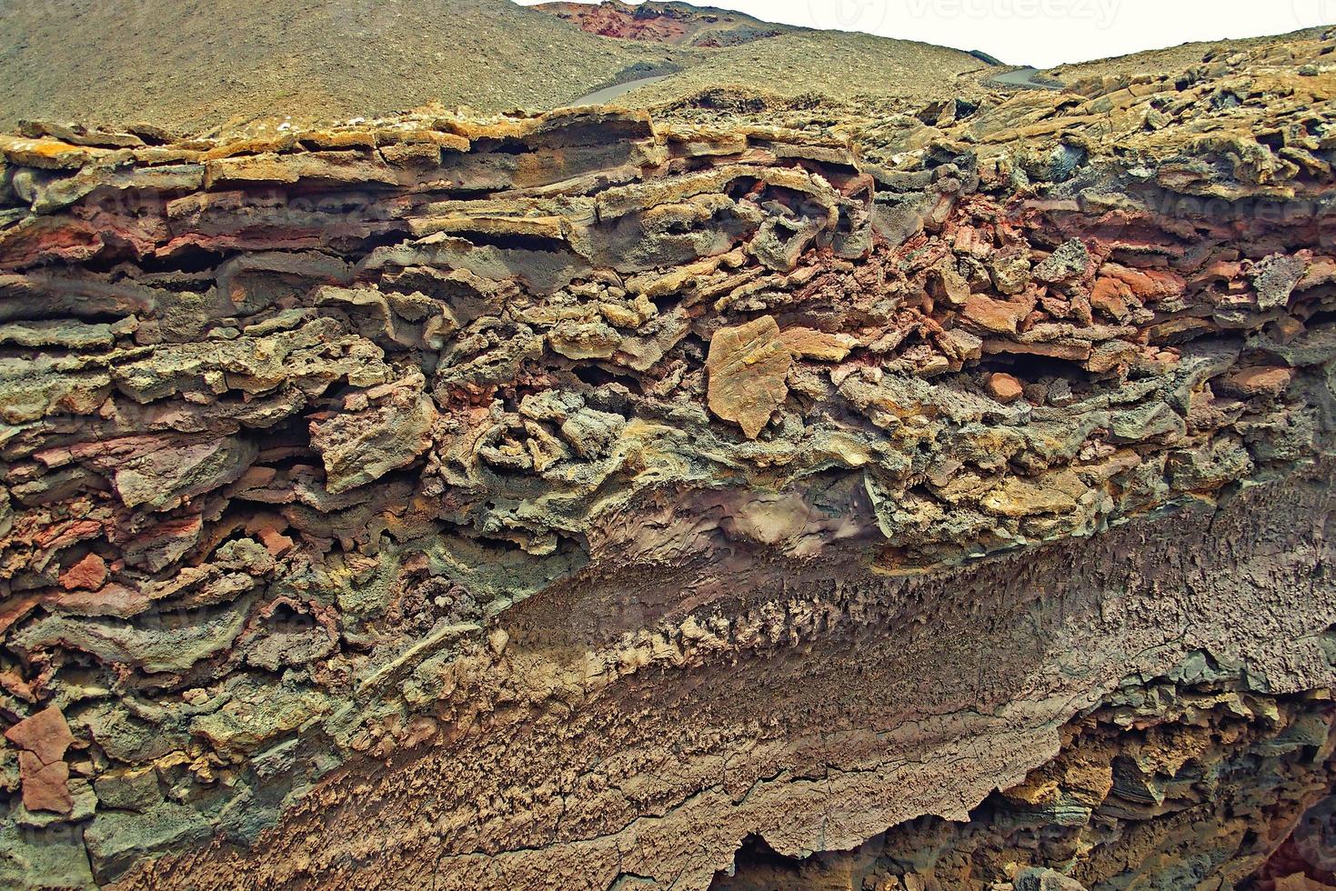 orignal volcanic landscapes from the Spanish island of Lanzarote photo