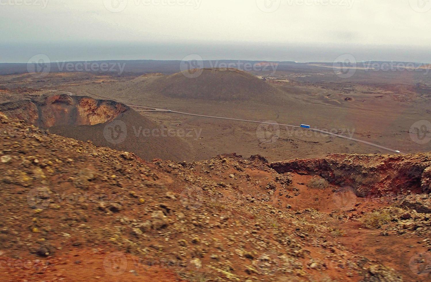 orignal volcanic landscapes from the Spanish island of Lanzarote photo
