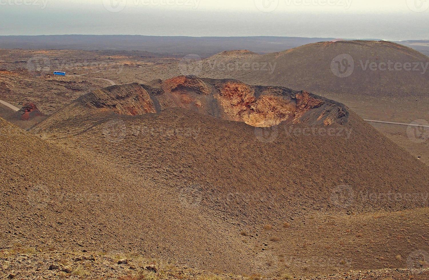 orignal volcanic landscapes from the Spanish island of Lanzarote photo