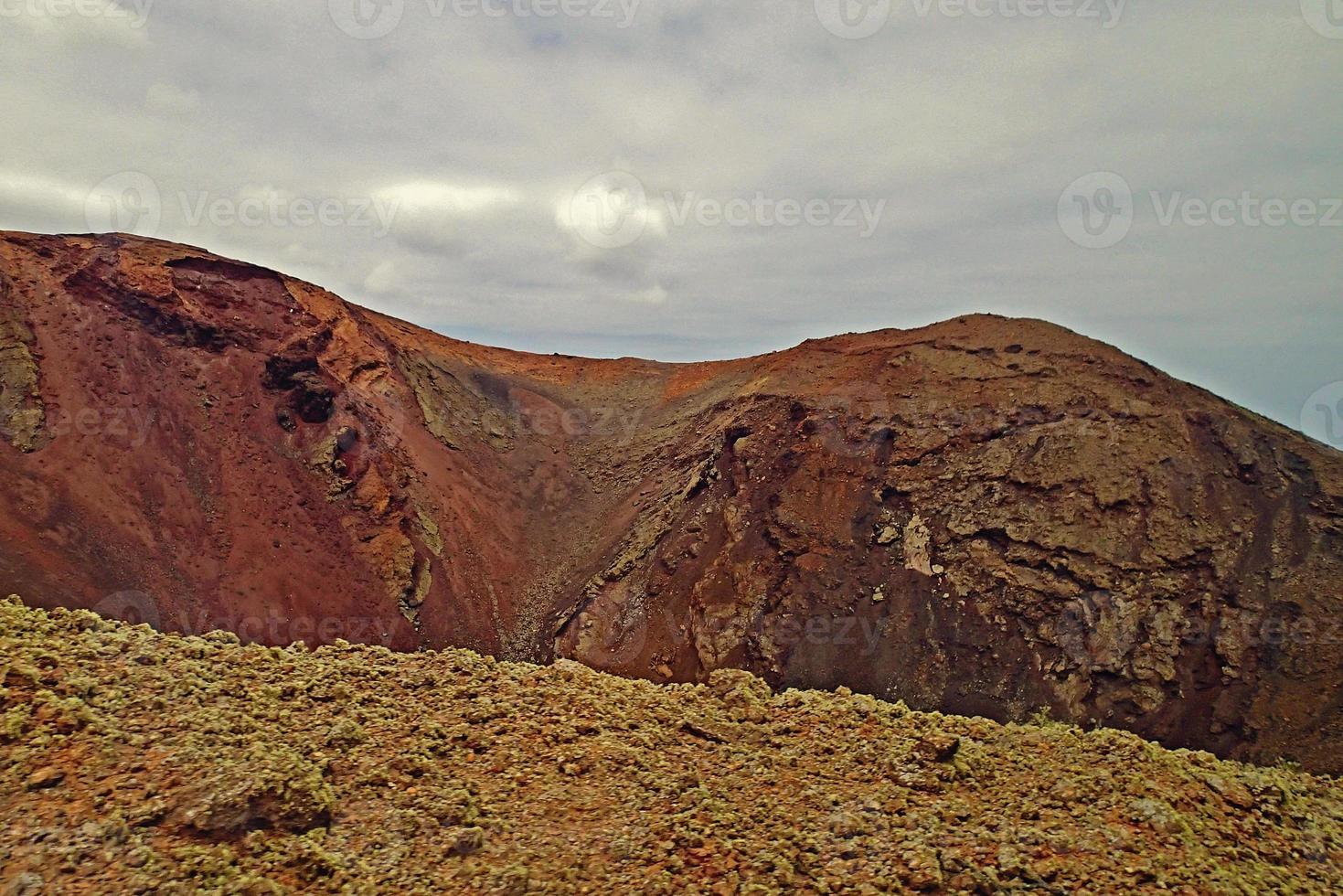 orignal volcanic landscapes from the Spanish island of Lanzarote photo