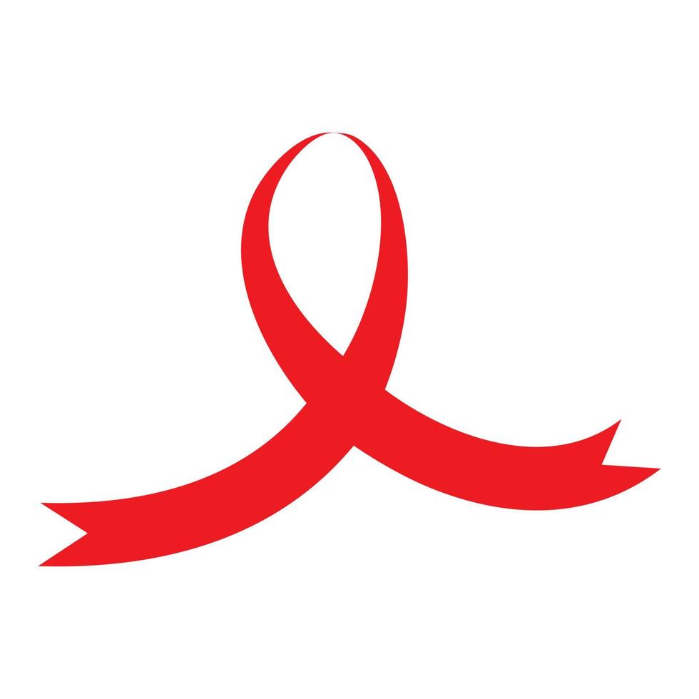 Ribbon shape symbol vector template