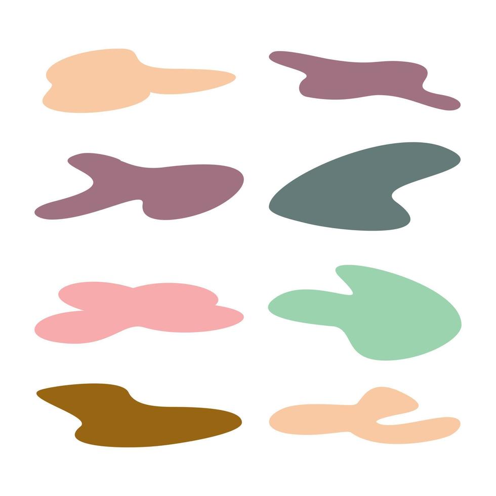 The vector template blob shape set is a design in the form of a blob shape that can be used as a template in making various types of designs, such as brochures, posters, business cards, and so on.