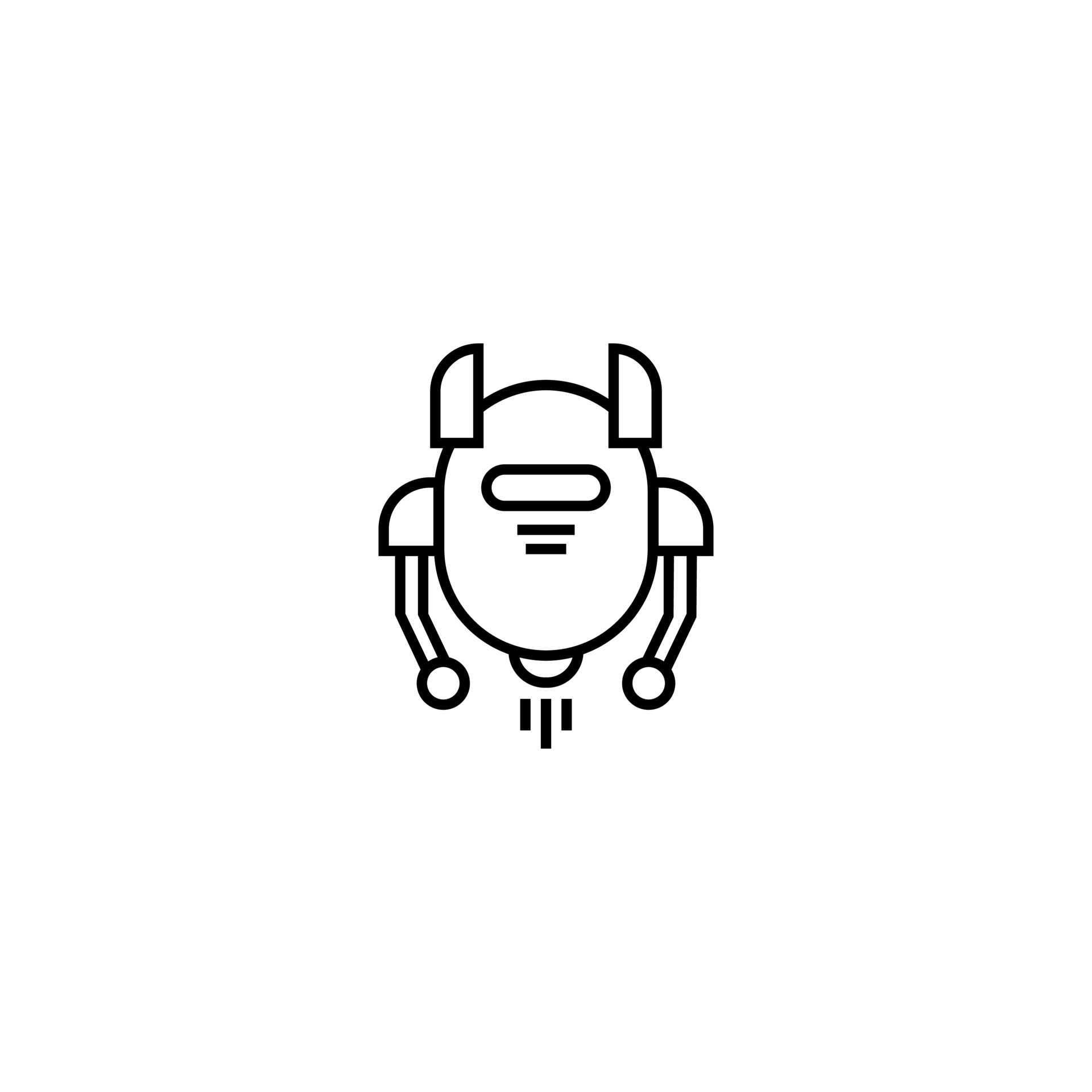 Cute Robot Icon, simple modern icon 22919001 Vector Art at Vecteezy