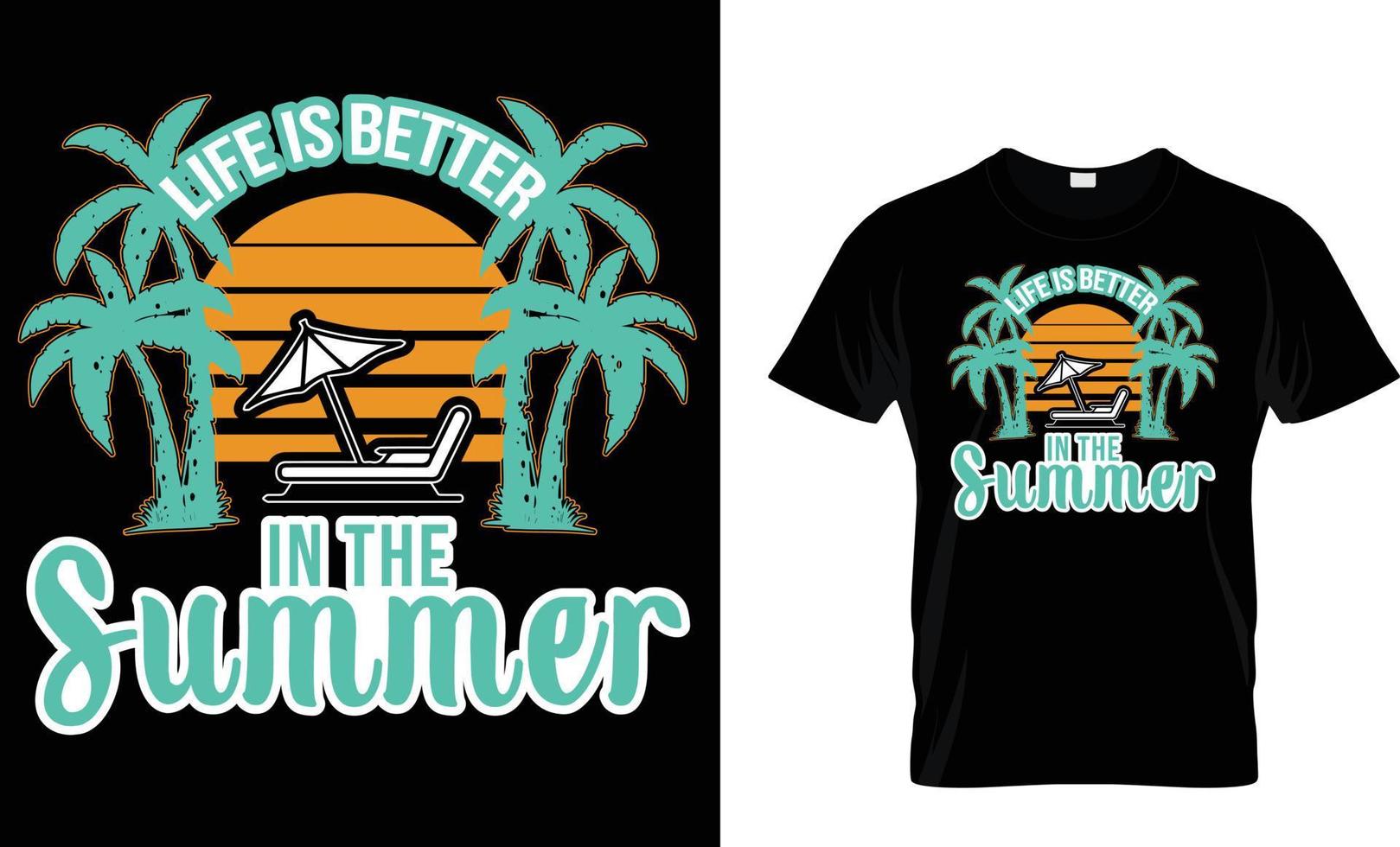 verano, vacaciones, tipografía, surf camiseta diseño vector