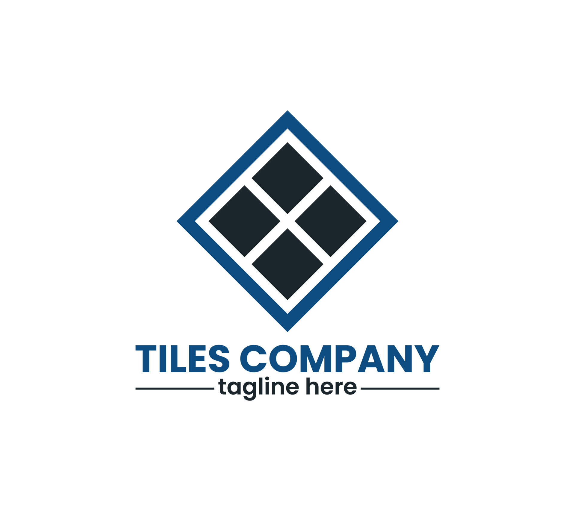 Tiles logo design on white background, Vector illustration. 22919410