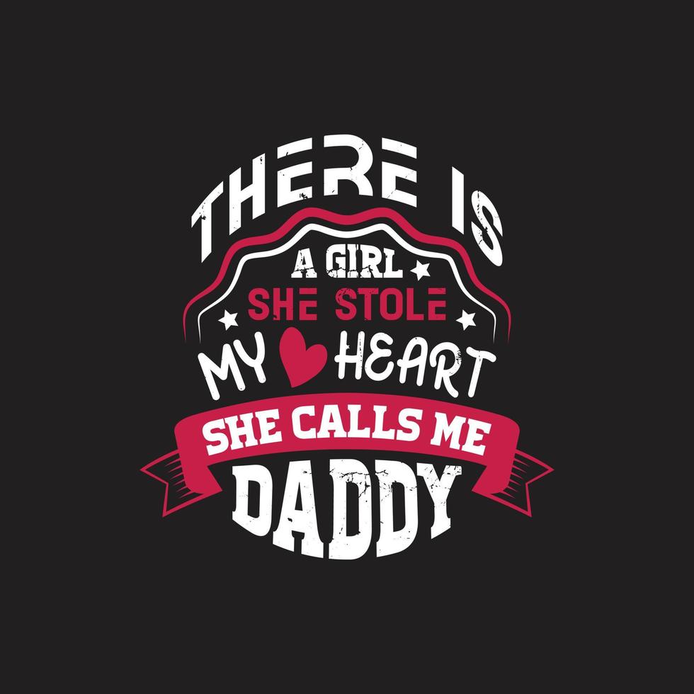 Fathers day typographic slogan design vector