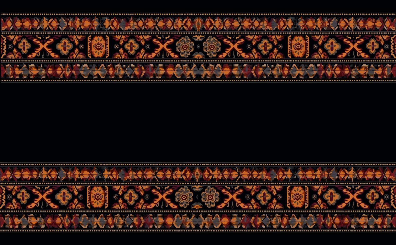 Ethnic abstract ikat pattern. Seamless pattern in tribal, folk embroidery, Mexican style. Aztec geometric art ornament print.Design for carpet, wallpaper, clothing, wrapping, fabric, cover, textile vector