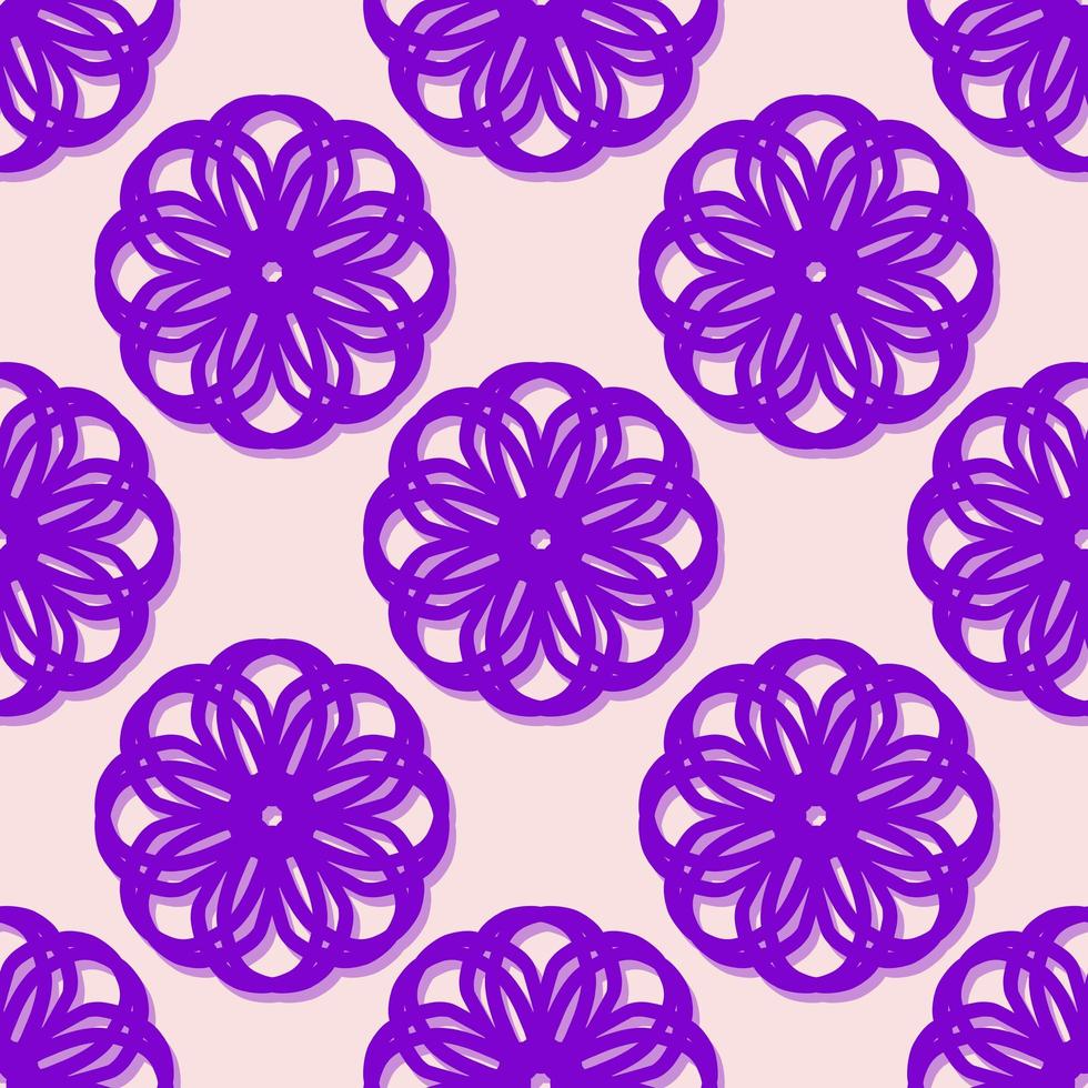 seamless pattern with circle shape illustration background photo