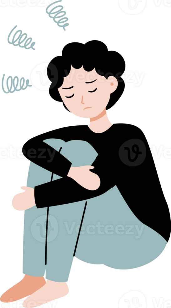 people depressed character illustration png