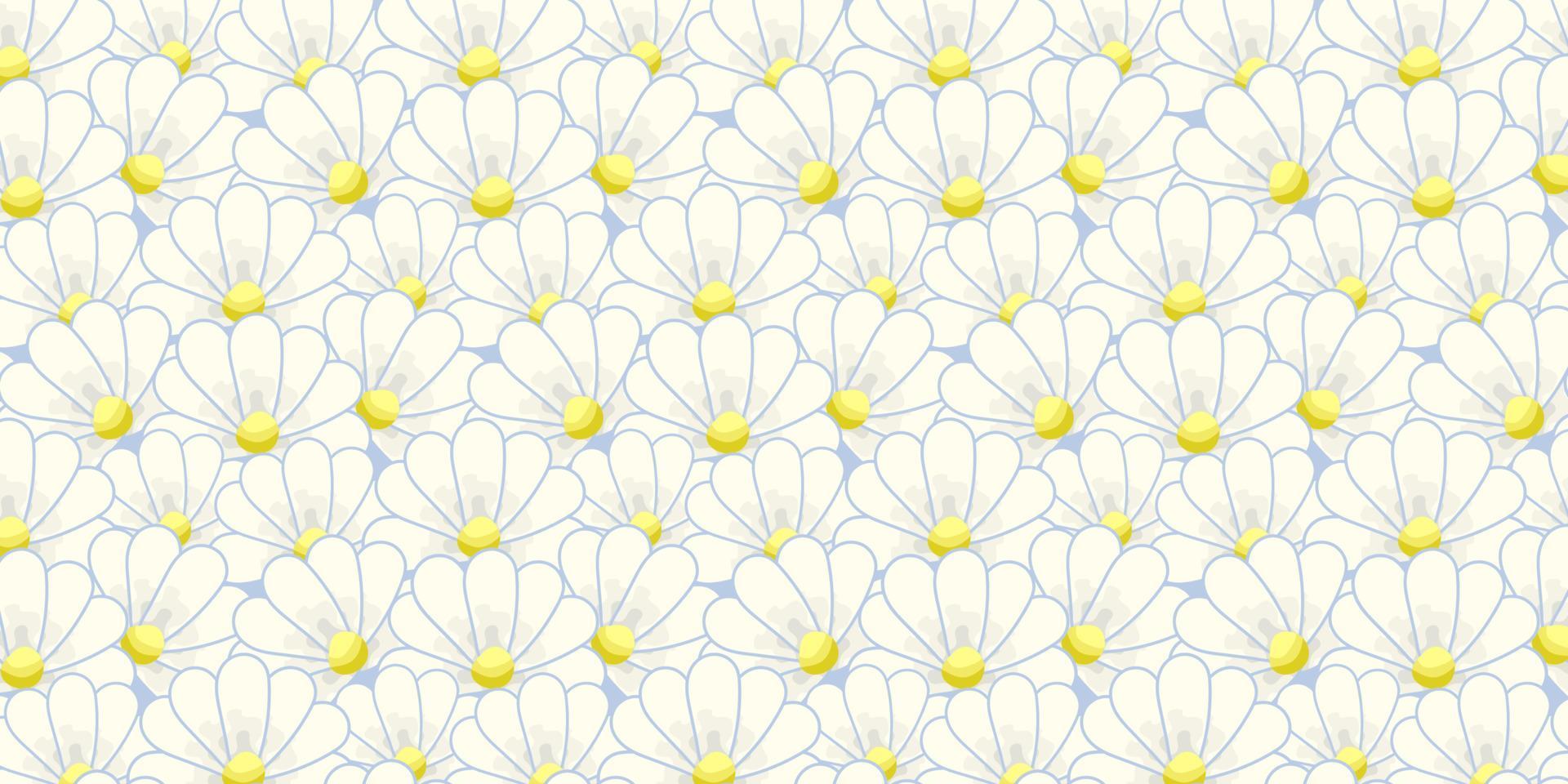Flower art seamless pattern. Premium floral pattern design. Aesthetic vibe style. Find fill pattern on swatches vector
