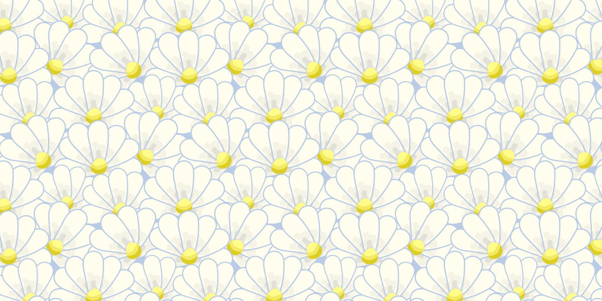 Flower art seamless pattern. Premium floral pattern design. Aesthetic vibe style. Find fill pattern on swatches vector