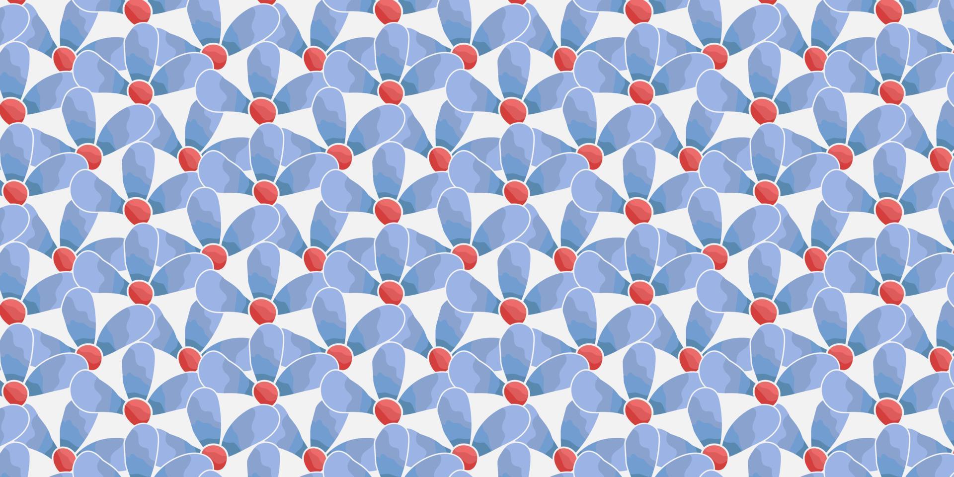 Flower art seamless pattern. Premium floral pattern design. Aesthetic vibe style. Find fill pattern on swatches vector