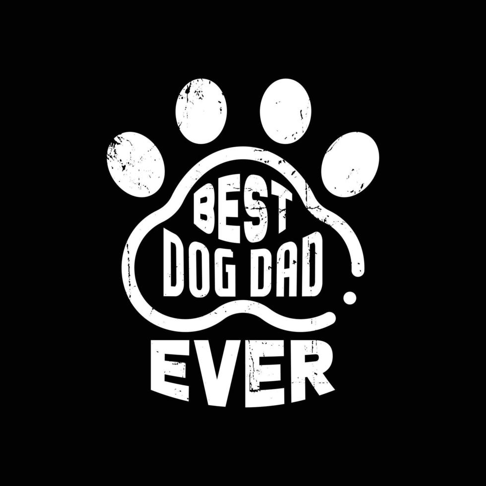 Fathers day typographic t shirt design vector. vector