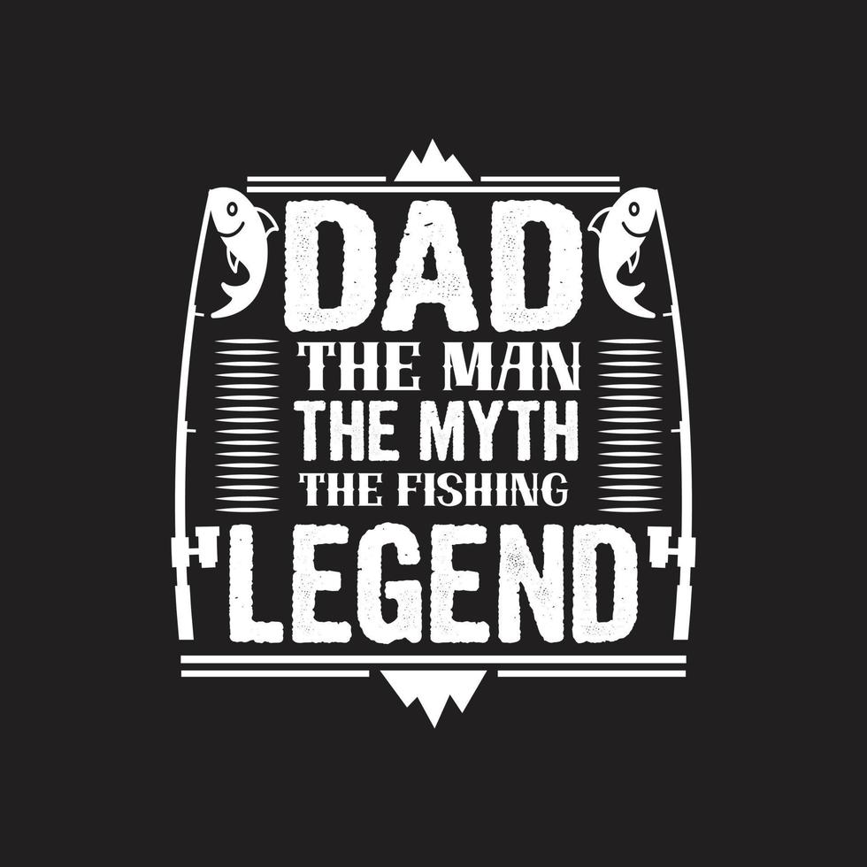 Fathers day typographic t shirt design vector. vector
