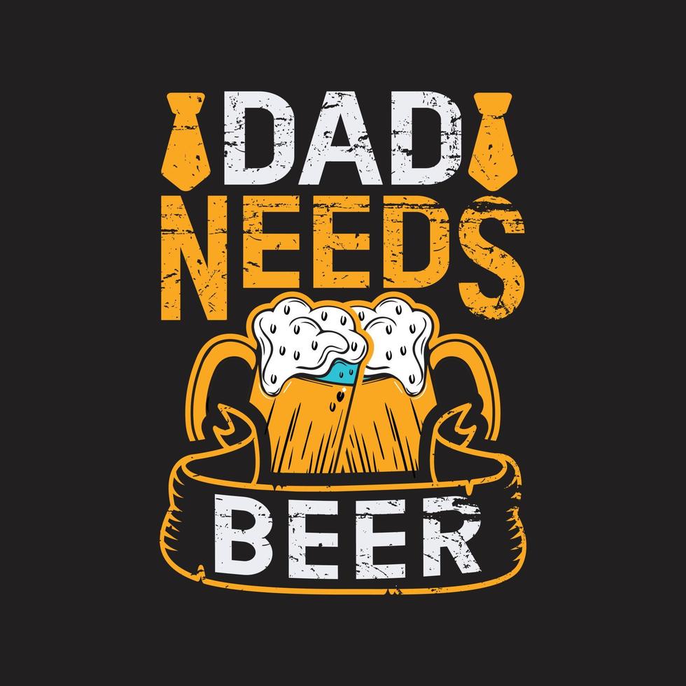 Fathers day typographic quotes t shirt design vector. vector