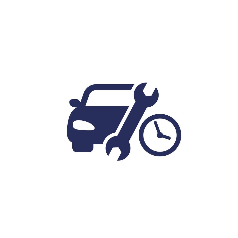 fast car repair icon on white vector