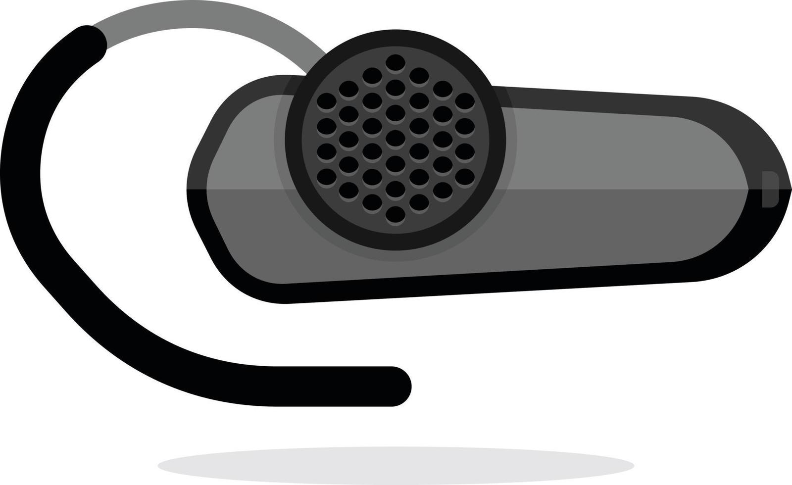 Vector Image Of A Headset With Bluetooth Technology