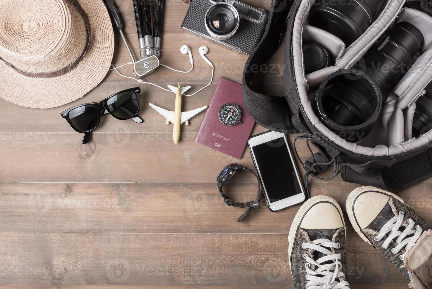 viaje accesorios disfraces pasaportes, bolsa, Clásico cámara foto