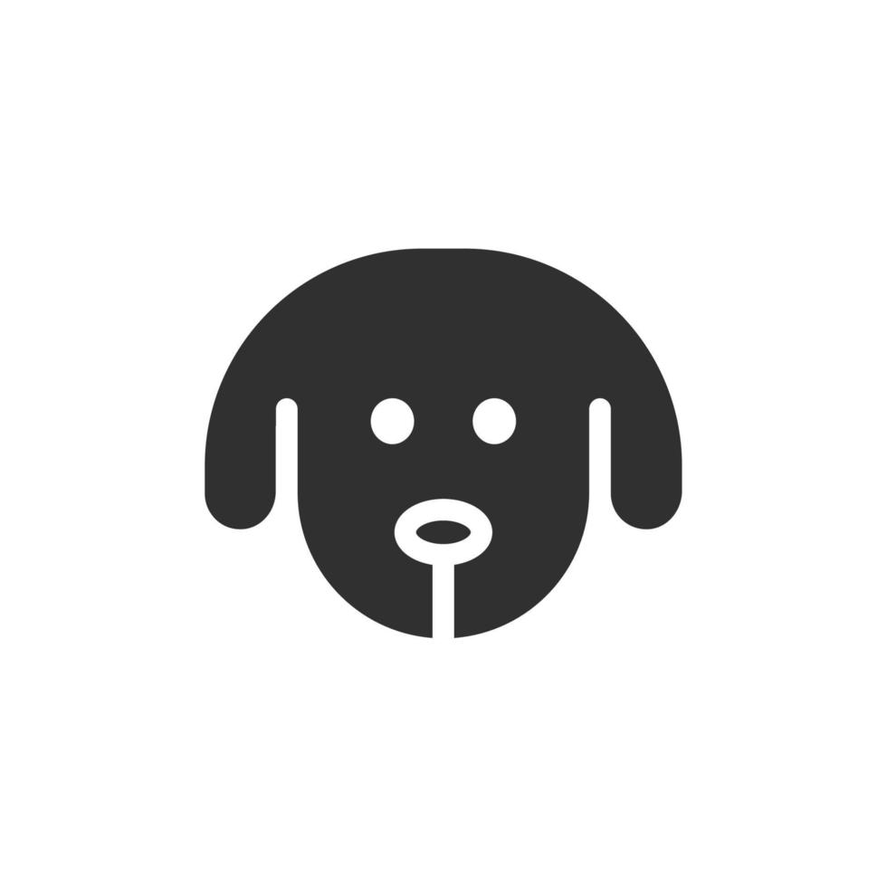 perro icono, aislado perro firmar icono, vector ilustración