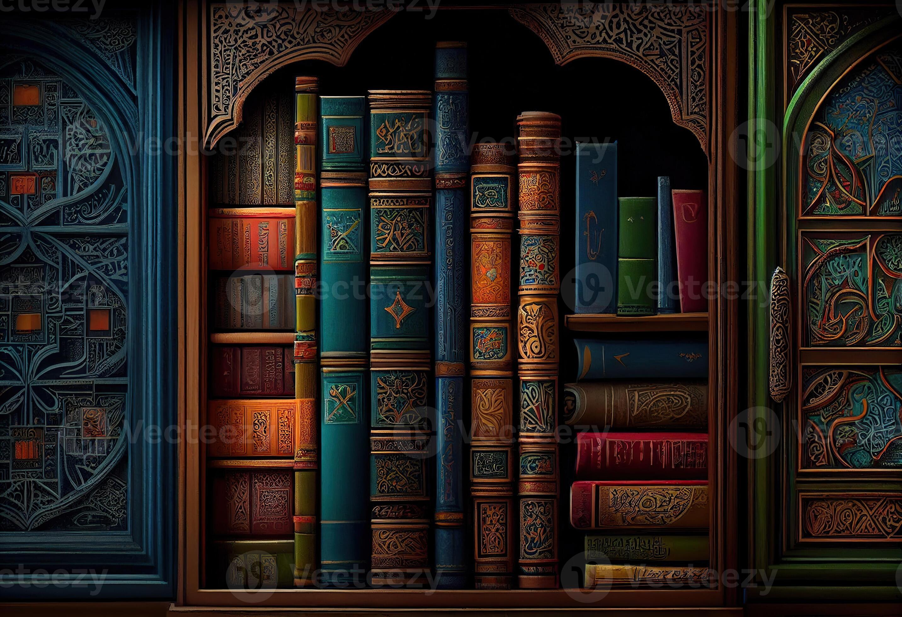 Illustration Of Islamic Library Books Wallpaper Bright Attractive how-many-books-should-you-read-in-a-year-broke-by-books