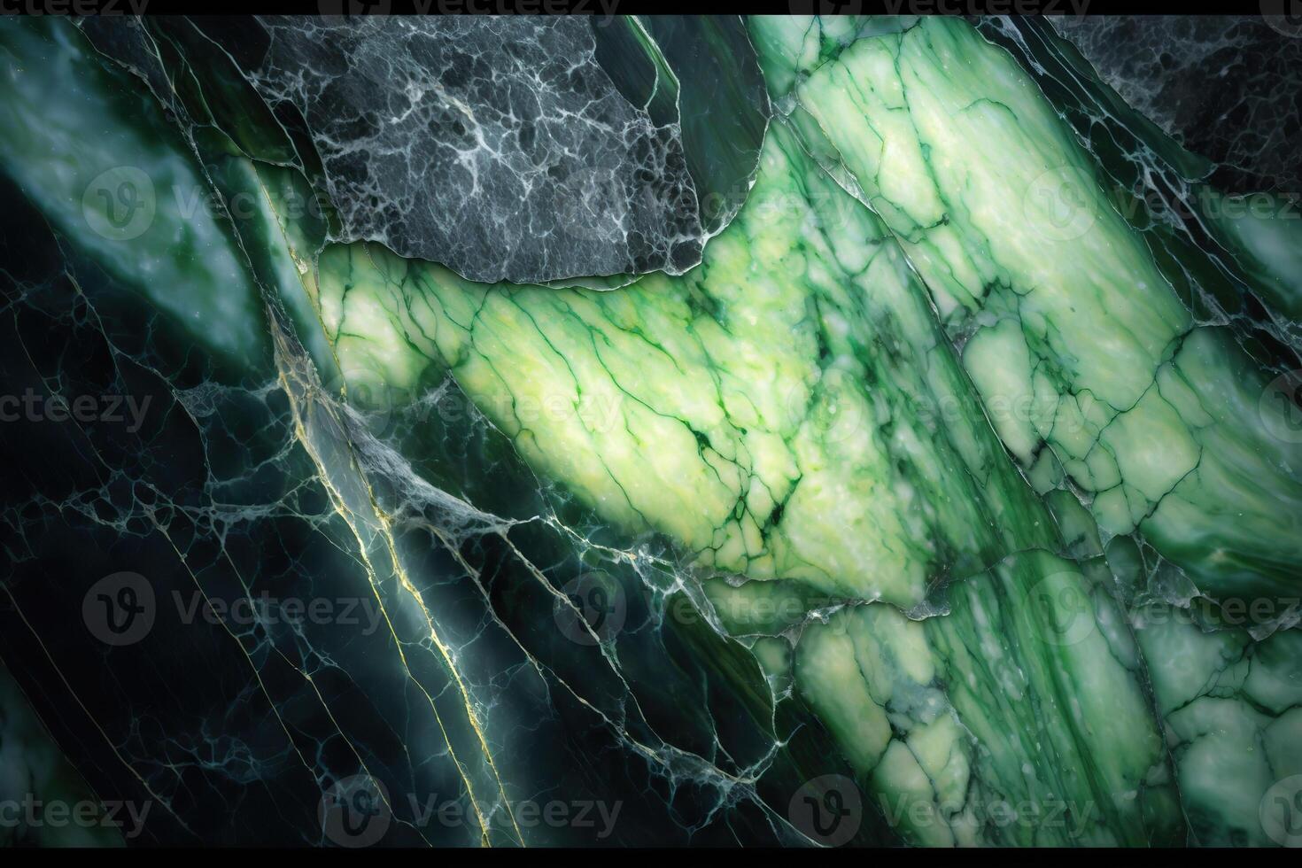 illustration of grey and green marble texture, shiny, slightly glittery texture, metallic effect, warm color and bright lighting photo