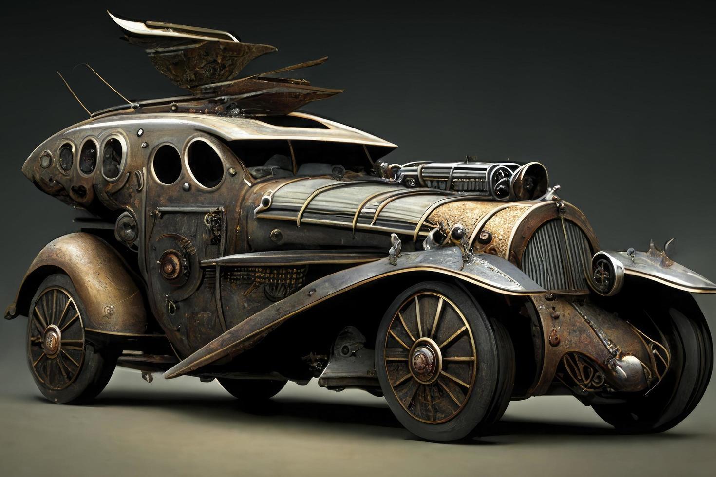 a old version fistest car in the world photo
