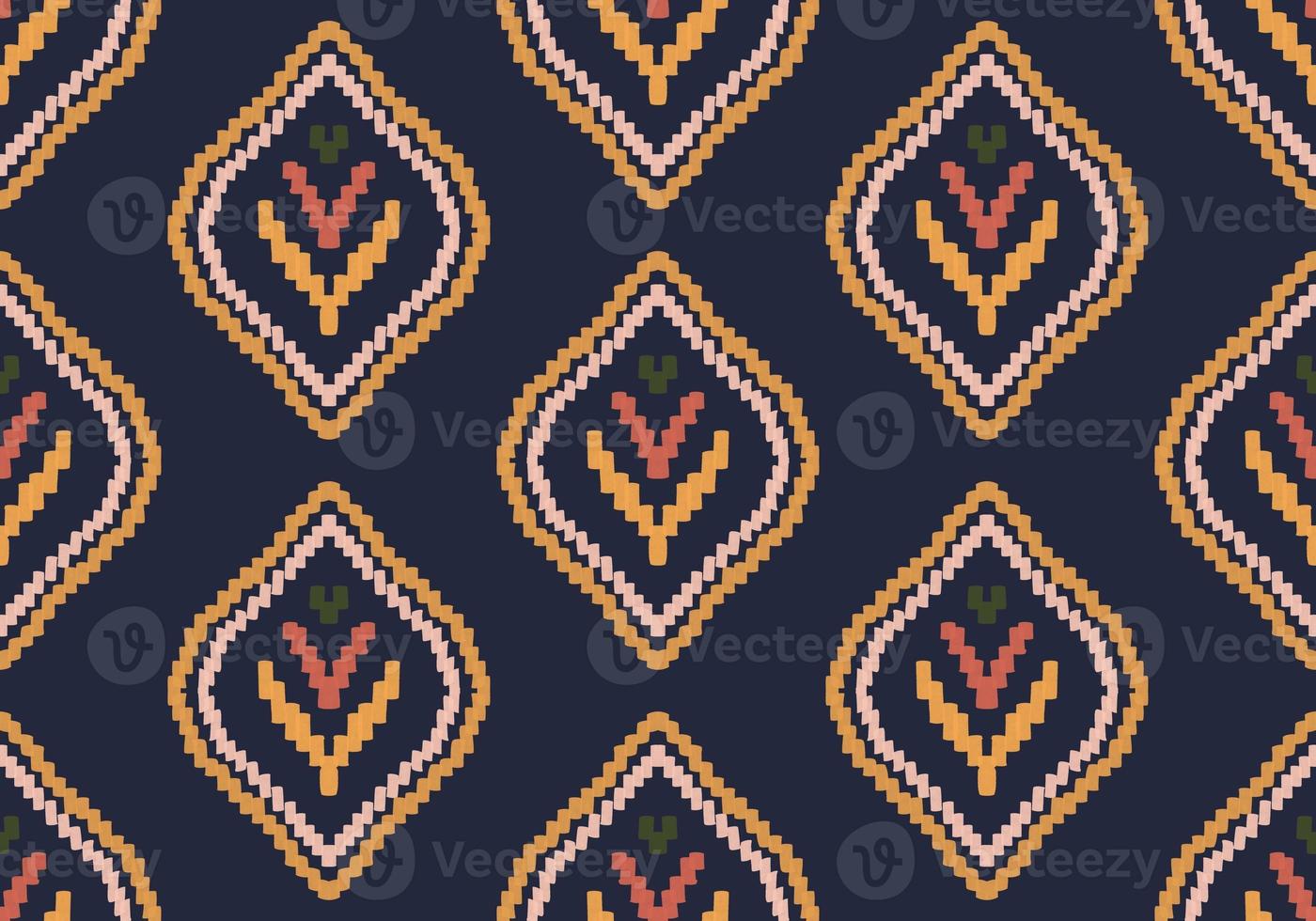 Ikat Pattern Ethnic Geometric native tribal boho motif aztec textile fabric carpet mandalas African American background backdrop illustrations tile paper flower texture fabric ceramic wallpaper photo