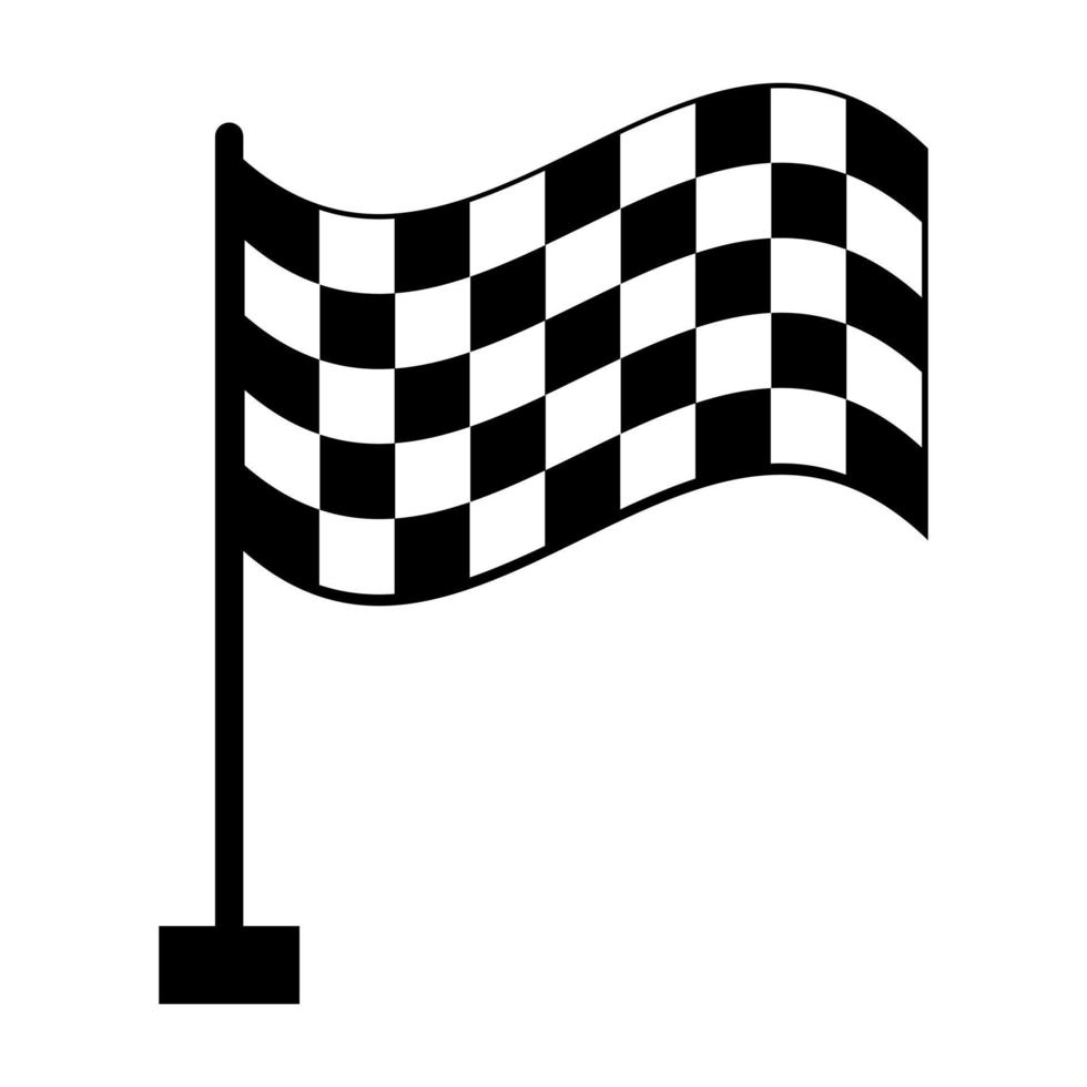 finish flag icon. Finish line Success concept. Finish Banner Speed Flag. Competition sport Race flag symbol. Start and Winner Finish banner racing grunge flag tire track checker marks, runners sport. vector